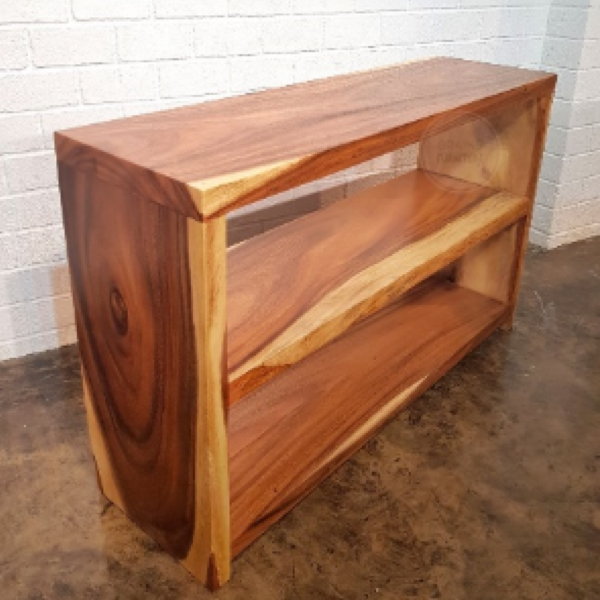 All Wood 3-Layer Display Rack