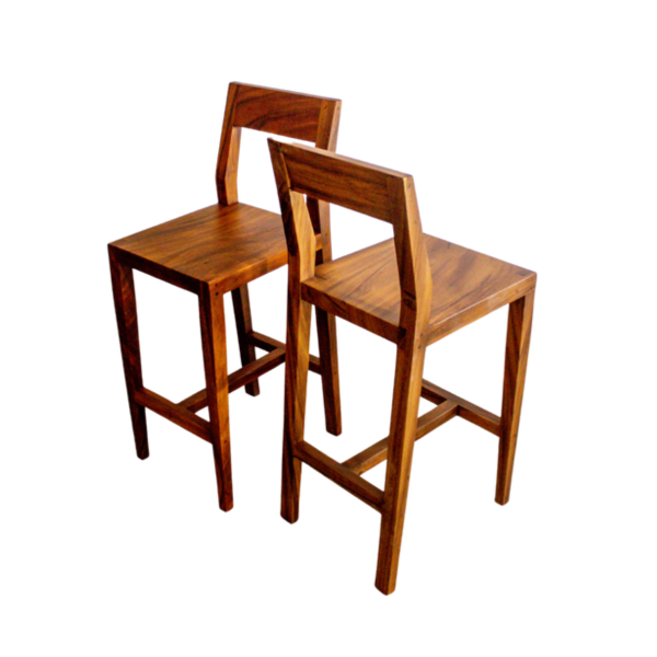 All Wood Artisan Bar Chair