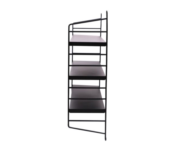 Arden 3-Tier Metal Wall Shelf (Black, Pink) - Image 3
