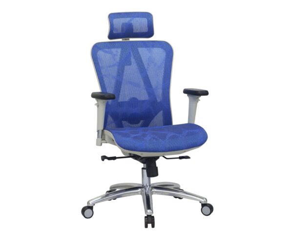 2D Dynamic Lumbar Support Office Chairs (Black, Grey, White+Grey, Pink, Blue) - Image 3