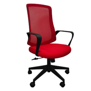 Korean 201 Mid Back Mesh Chair (Red, Blue+Grey, Black)