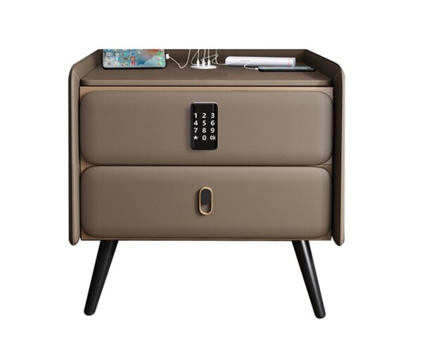 Zora with Combination Lock and USB Port Bedside Drawer