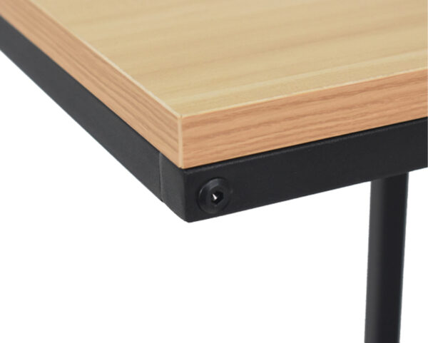 Kalani Coffee/ Side Table (30*50) (Natural Wood+Black) - Image 5