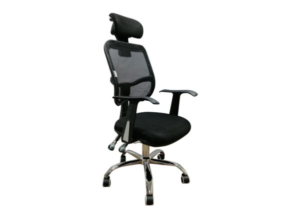 Deluxe-3 High Back Mesh Chair (Black, Pink, Grey)