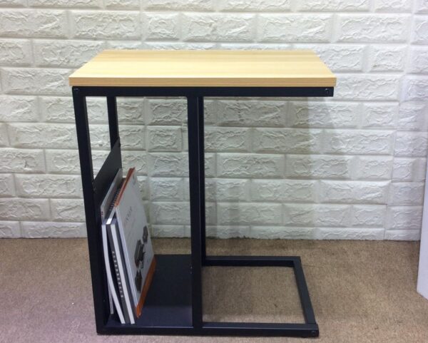 Kalani Coffee/ Side Table (30*50) (Natural Wood+Black) - Image 3