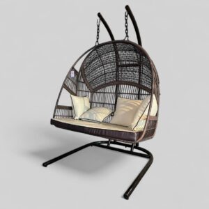 Double swing with cushion flower stick wave wecker